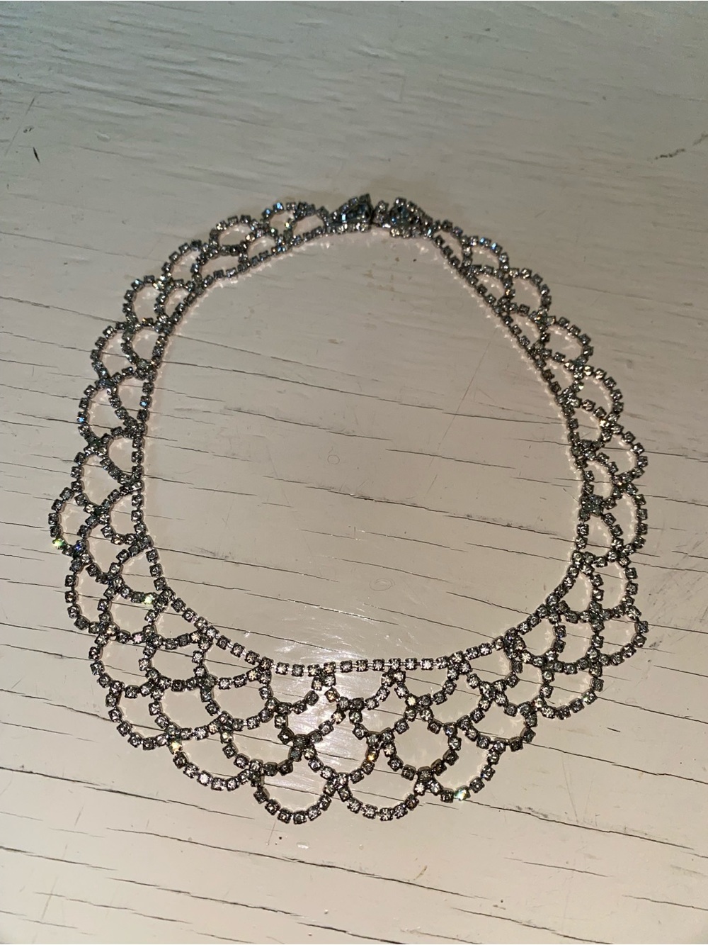 Vintage Rhinestone Collar - Picture 8 of 10